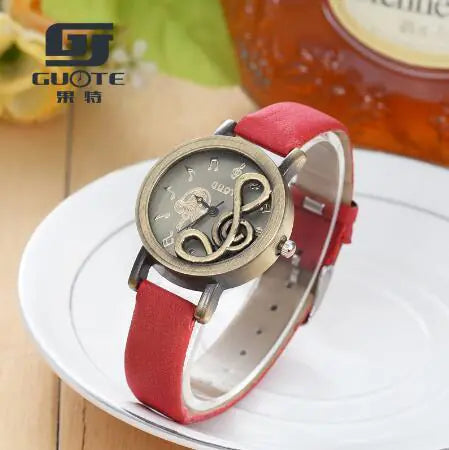 Load image into Gallery viewer, Luxury Ladies Music Note Casual Watch
